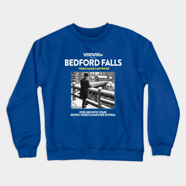 Bedford Falls 80s Game Crewneck Sweatshirt by PopCultureShirts